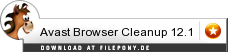 Download Avast Browser Cleanup bei Filepony.de