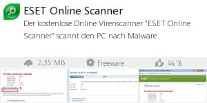 Infocard ESET Online Scanner