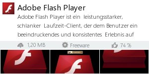 Infocard Adobe Flash Player
