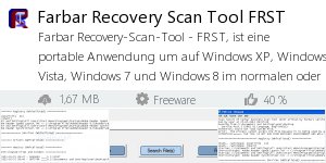 Infocard Farbar Recovery Scan Tool FRST
