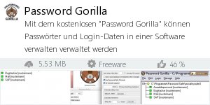 Infocard Password Gorilla