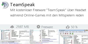 Infocard TeamSpeak 3 (32 Bit)