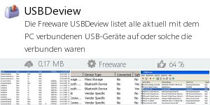 Infocard USBDeview (32 Bit)