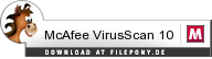 Download McAfee VirusScan bei Filepony.de