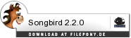 Download Songbird bei Filepony.de