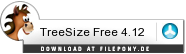 Download TreeSize Free bei Filepony.de