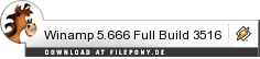 Download Winamp 5.666 Full Build bei Filepony.de