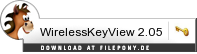 Download WirelessKeyView bei Filepony.de