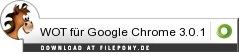 Download WOT für Google Chrome bei Filepony.de